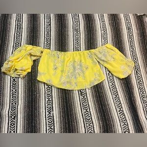 Off the shoulder shirt